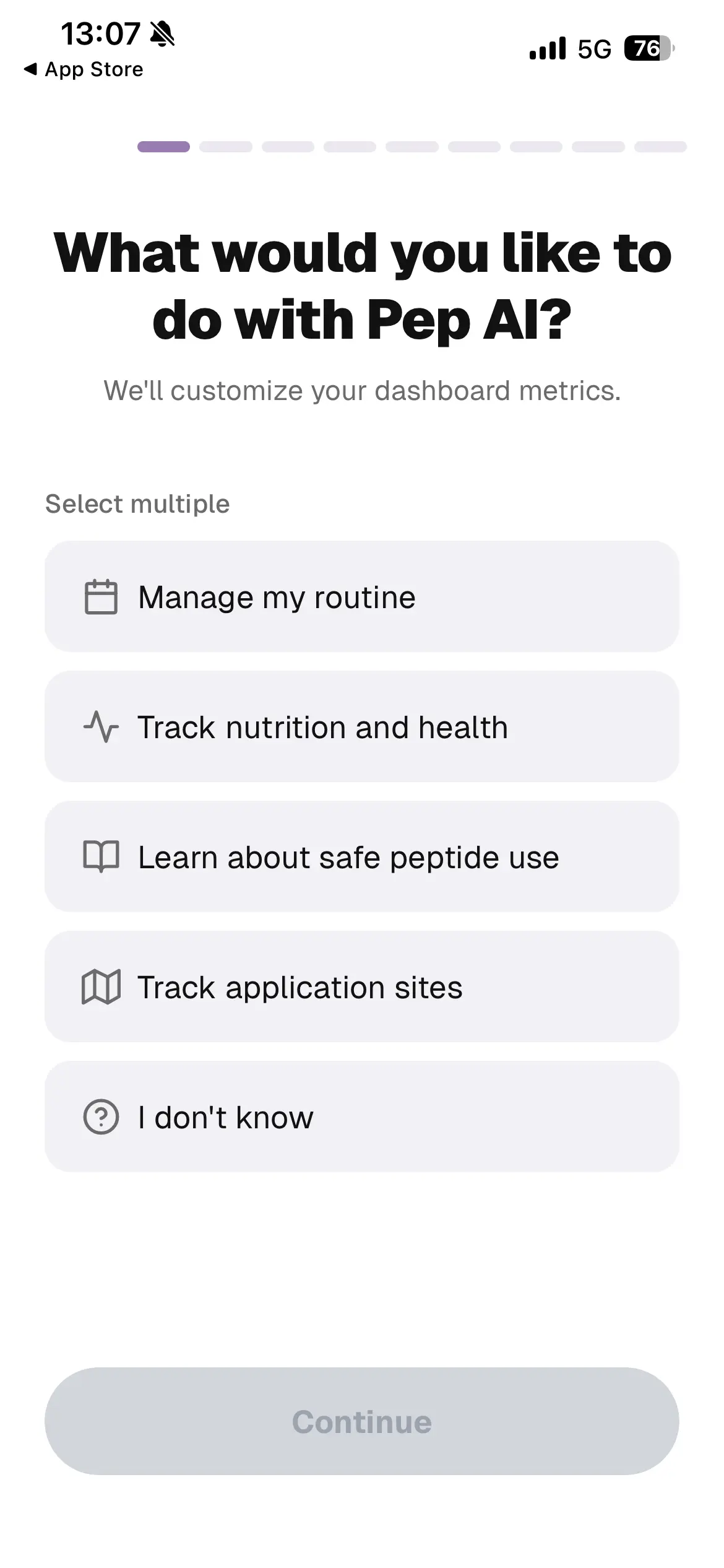 Pep AI screenshot 2
