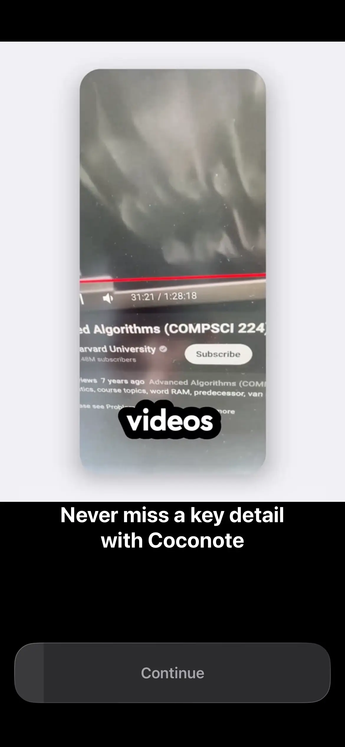 Coconote screenshot 2