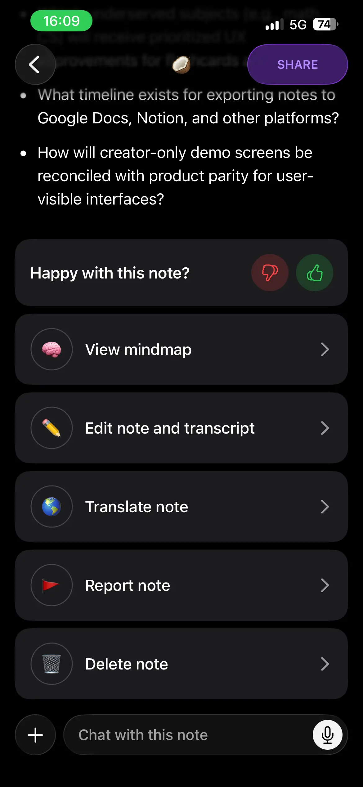 Coconote screenshot 24