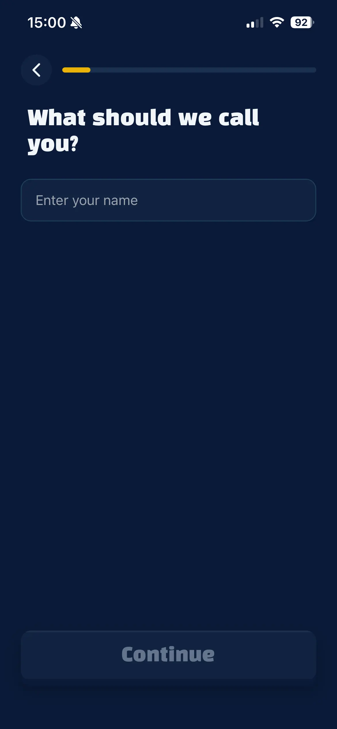 Push Up Arena onboarding screen 5 of 46