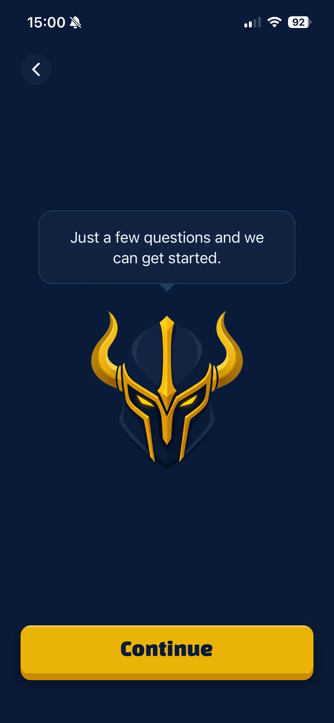 Push Up Arena onboarding screen 4 of 46