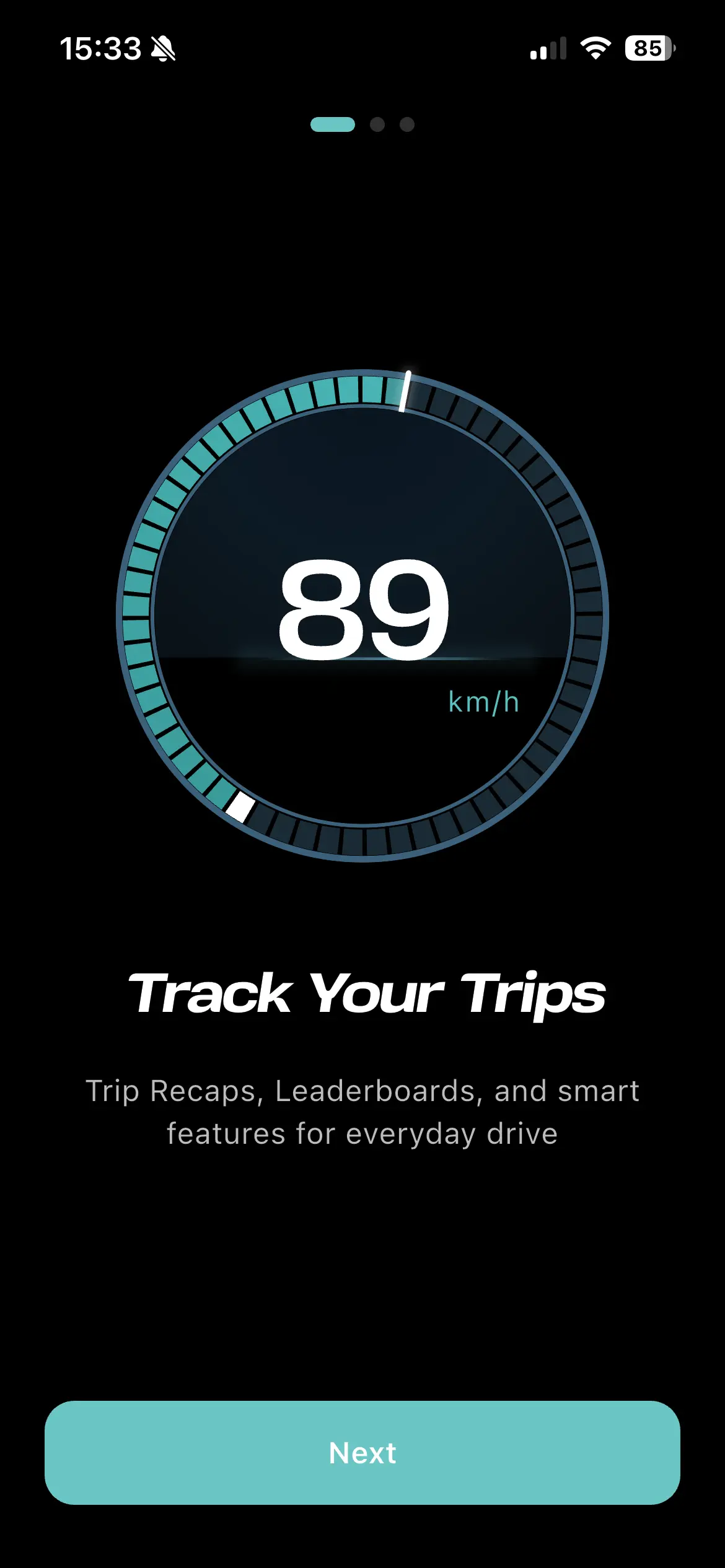 Enroad onboarding screen 3 of 30