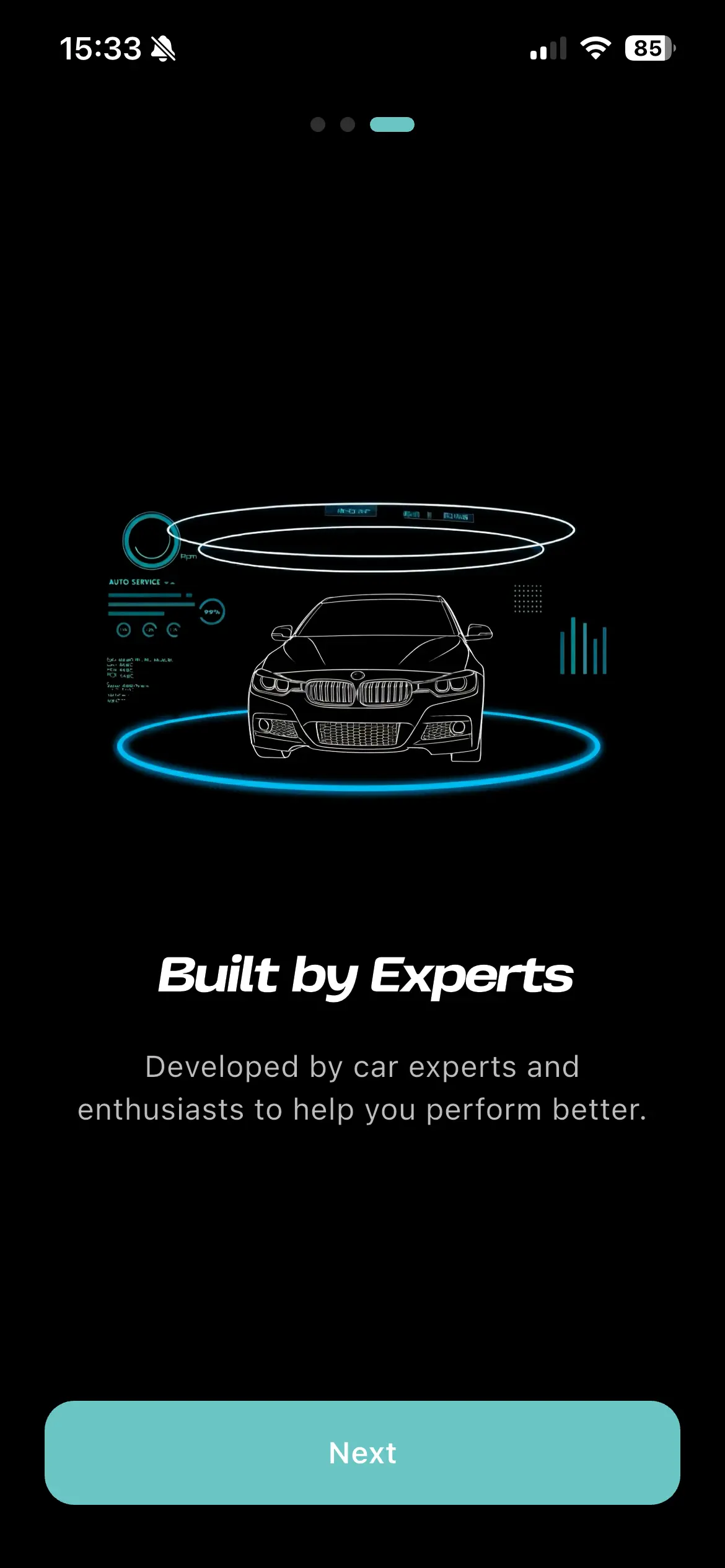 Enroad onboarding screen 5 of 30
