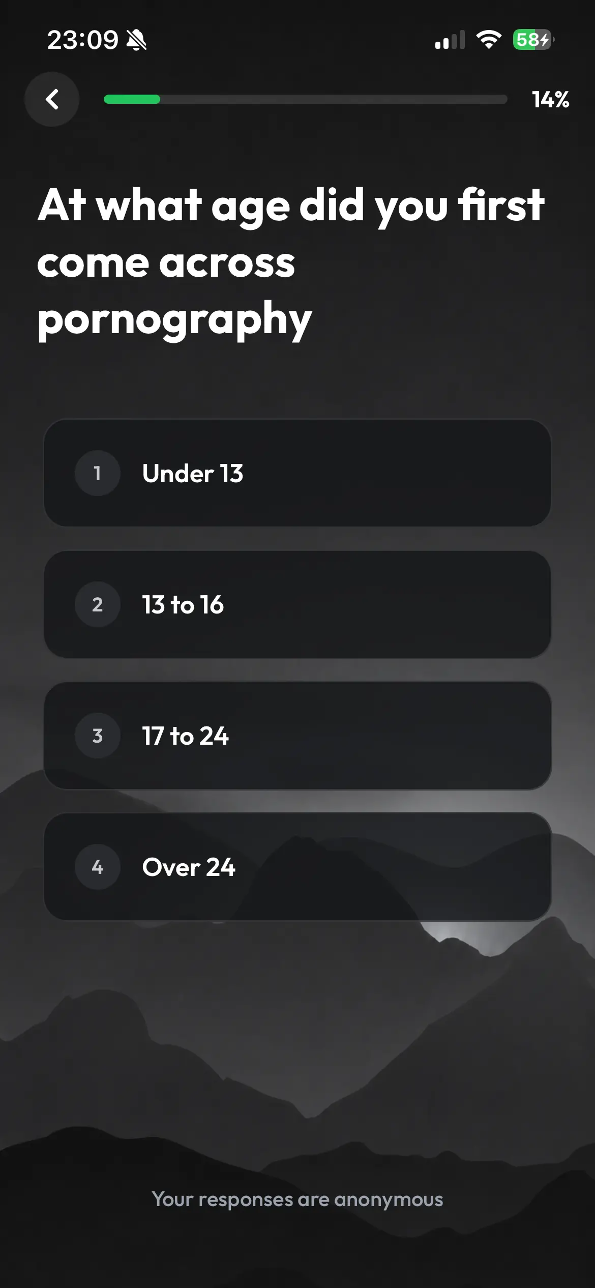 Unchained onboarding screen 4