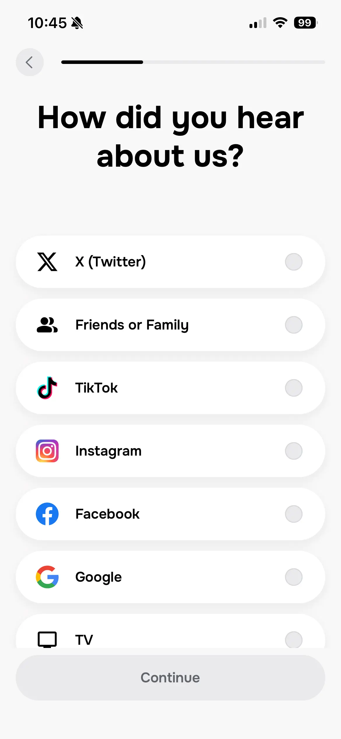 MenuFit onboarding screen 4 of 32
