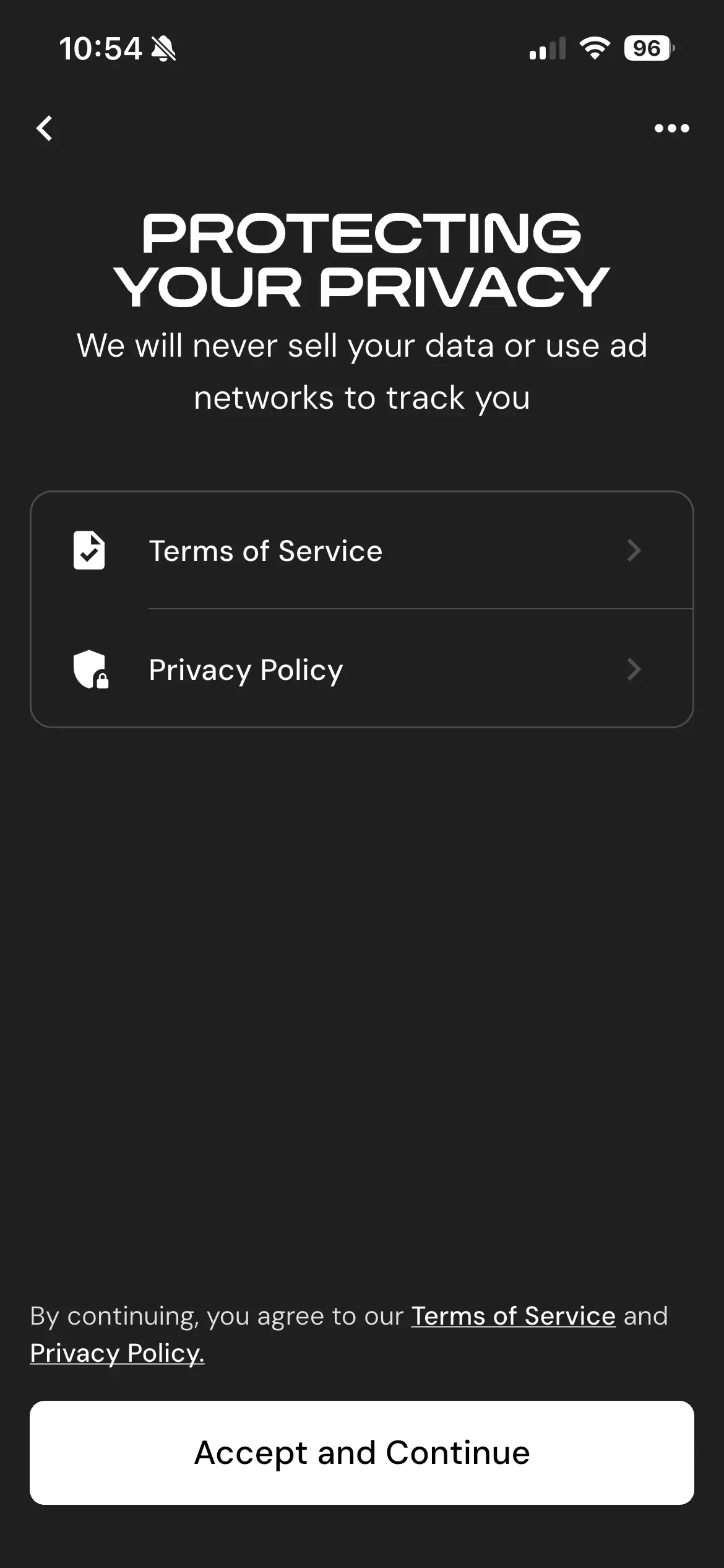 MacroFactor onboarding screen 2 of 35