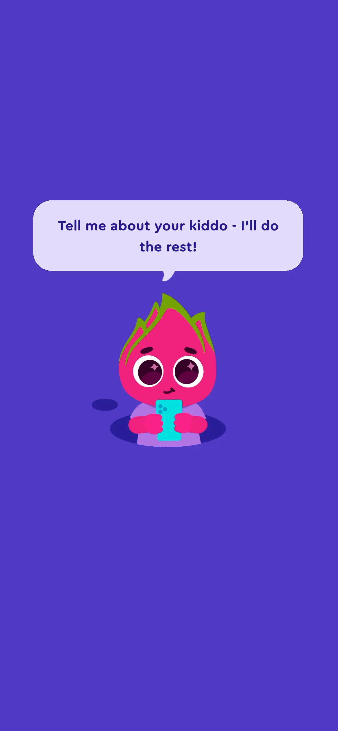 Keiki onboarding screen 3 of 32